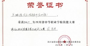 2020年四川省中职学生技能大赛安居职中获奖名单